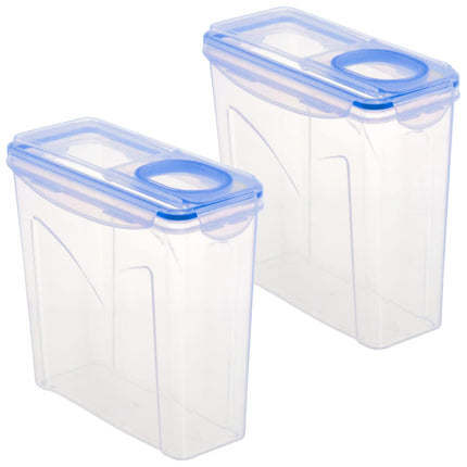 Portacereali Superlock Rettangolare 3200 ml – Chiusura Ermetica e Beccuccio Dosatore!