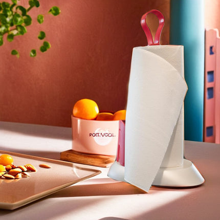 Set Cucina 3 Pezzi Ecoplast Linea Tulipano – Portarotolo, Portabicchieri e Portatovaglioli in Plastica Riciclata | Made in Italy Ecoplast