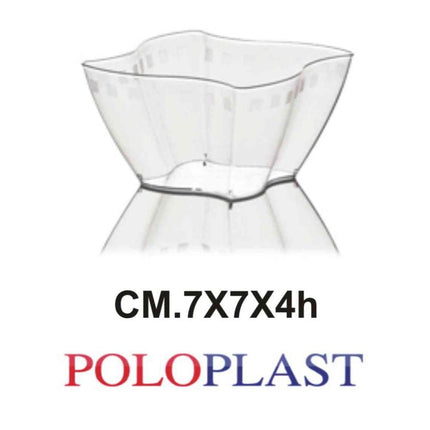 Poloplast Coppa Elika Cf.50 Pz. Cc.100 Cm.7X7X4H Trasp. Polo Plast srl