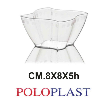 Poloplast Coppa Elika Cf.50 Pz. Cc.200 Cm.8X8X5H Trasp. Polo Plast srl