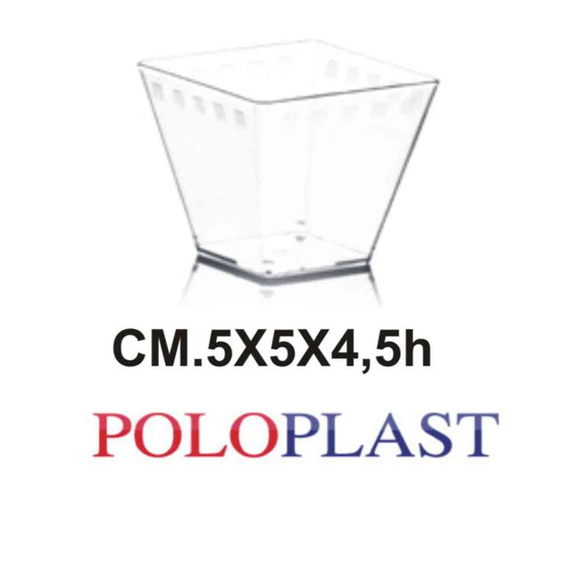 Poloplast Minidessert Cf.50 Pz. Cc.58 Cm.5X5X4,5H Cupido Trasp. Polo Plast srl