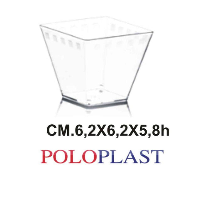 Poloplast Minidessert Cf.50 Pz. Cc.120 Cm.6,2X6,2X5,8H Era Polo Plast srl