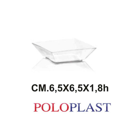 Poloplast Mini Dessert Vanity Small Cf.50 Pz. Cc.70 Trasp. Polo Plast srl