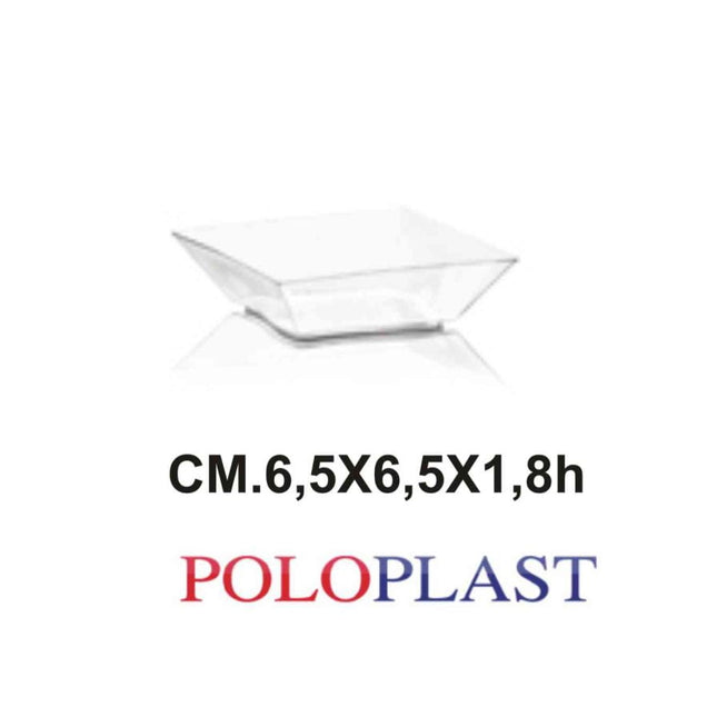 Poloplast Mini Dessert Vanity Small Cf.50 Pz. Cc.70 Trasp. Polo Plast srl