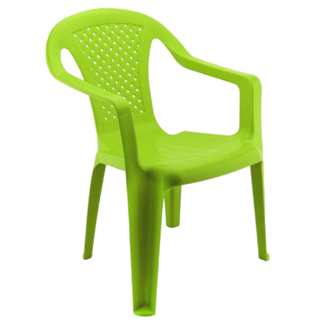 Progarden Sedia Piccola Per Bambini Poltroncina In Plastica Impilabile Con Braccioli 37X37X52H Cm