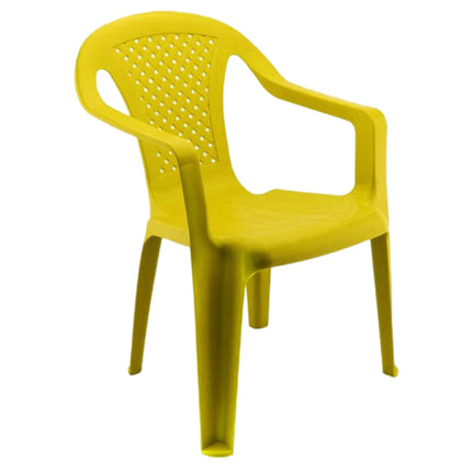 Progarden Sedia Piccola Per Bambini Poltroncina In Plastica Impilabile Con Braccioli 37X37X52H Cm