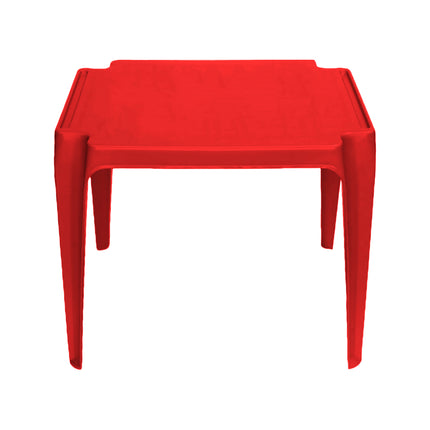 Progarden Tavolino In Plastica Impilabile Per Bambini 55X50X44 Cm, Robusto E Leggero