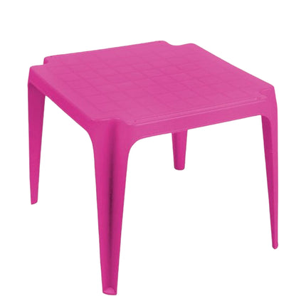 Progarden Tavolino In Plastica Impilabile Per Bambini 55X50X44 Cm, Robusto E Leggero
