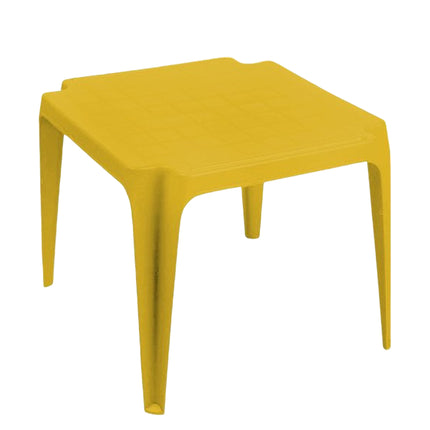 Progarden Tavolino In Plastica Impilabile Per Bambini 55X50X44 Cm, Robusto E Leggero