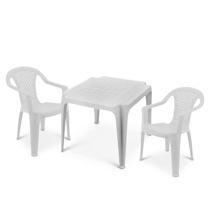 Set Tavolino e Sedie per Bambini in Plastica Progarden - Made in Italy