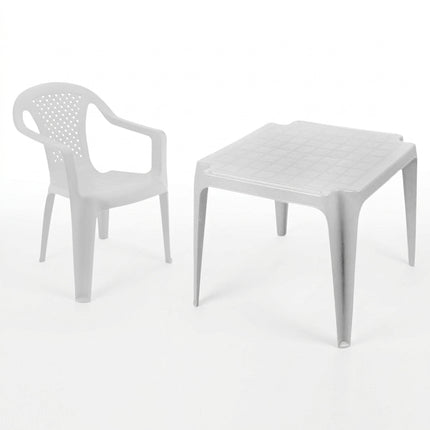 Set Tavolino e Sedie per Bambini in Plastica Progarden - Made in Italy