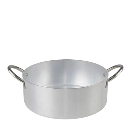 Pentalux Casseruola Professionale Cm.24 Mezzo Fondo Maniglie Inox