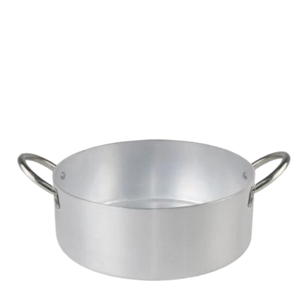 Pentalux Casseruola Professionale Cm.24 Mezzo Fondo Maniglie Inox
