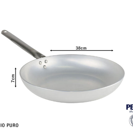 Pentalux Padella Professionale Con Manico Inox Per Cucina Professionale Di Alta Qualità 38 cm Pentalux