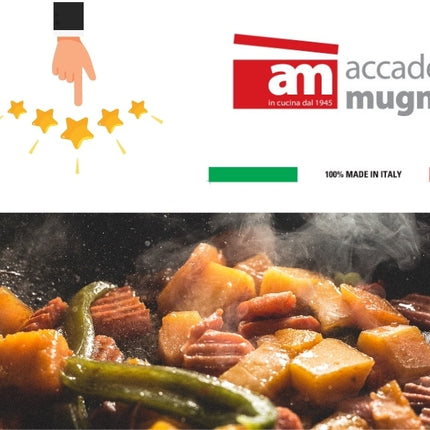 Accademia Mugnano Padella Professionale Antiaderente Cuore Di Pietra Per Piani A Induzione Accademia Mugnano