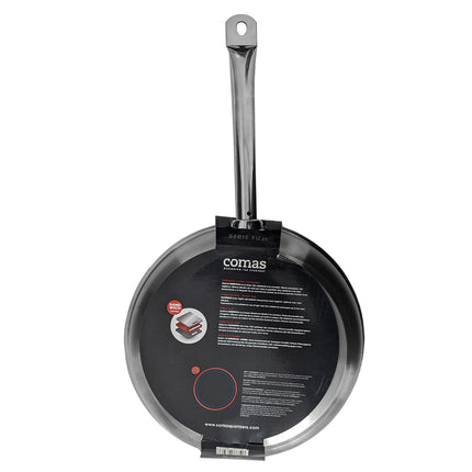 Padella in Acciaio Inox Professionale Bassa Doppio Manico Ø 20/24/28/32/36 cm