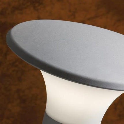 Paletto Basso Moderno Belen Alluminio Grafite 1 Luce E27 Sovil