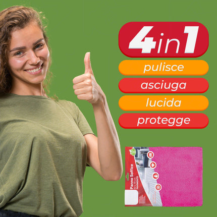 Irge Panno Soffice Microfibra Multiuso Tutte Le Superfici