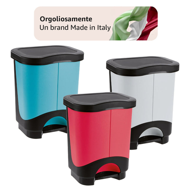 Pattumiera A Pedale Idea Per Casa Ufficio Camera 18L-21L