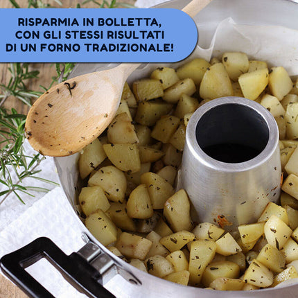 Pentola Fornetto Versilia per Fornello Stampo Tortiera Rustico Ciambella Forno