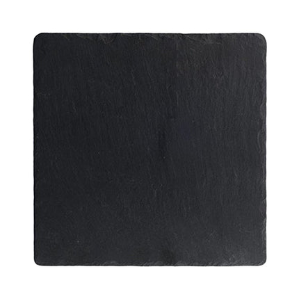 Ilsa Piano Quadrato Ardesia Nero Impermeabile Piatto Da Esposizione Horeca Elegante Ilsa
