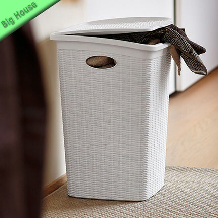Portabiancheria 50 lt. Cesta per Panni Sporchi Bagno Elegance Grande 38×37×55 cm