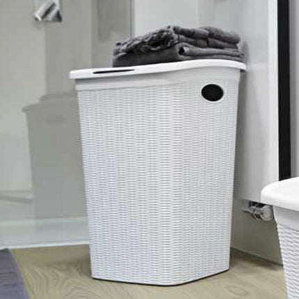 Portabiancheria 50 lt. Cesta per Panni Sporchi Bagno Elegance Grande 38×37×55 cm