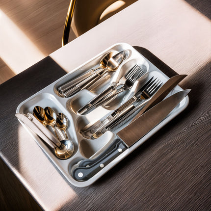 Portaposate Piccolo E Grande Per Cassetti - Vaschette Multi Scomparto Ordinate