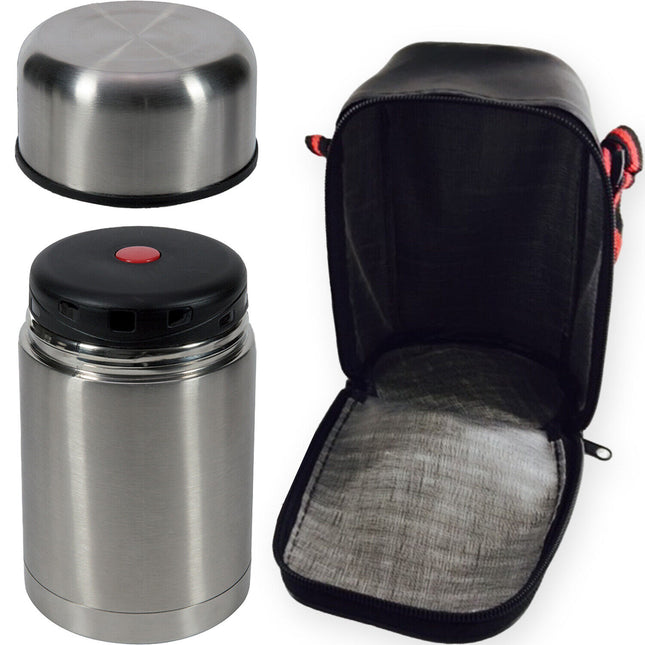 Portavivande Termico Ilsa Acciaio Inossidabile 18/10 Coperchio Thermos Custodia