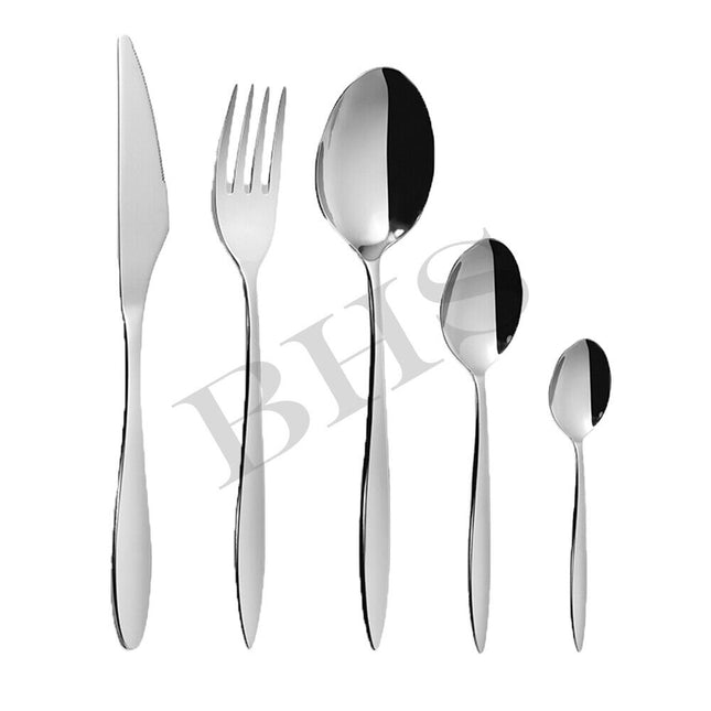 Posate Da Cucina Serie Mia Coltello Forchetta Cucchiaio Cucchiaino Acciaio Inox