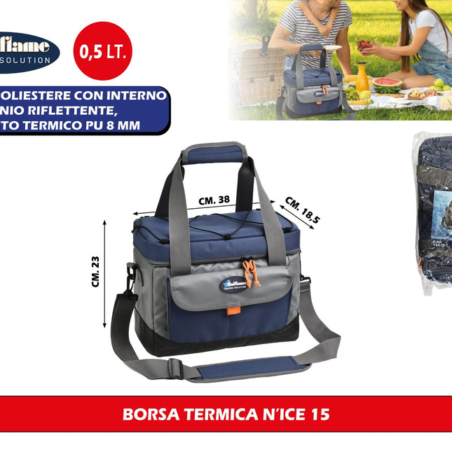 Uniflame Zaino e Borsa Termica N'Ice per il Trasporto di Alimenti e Bevande in Freschezza Uniflame