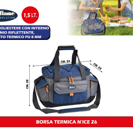 Zaino e Borsa Termica N'Ice per il Trasporto di Alimenti e Bevande in Freschezza