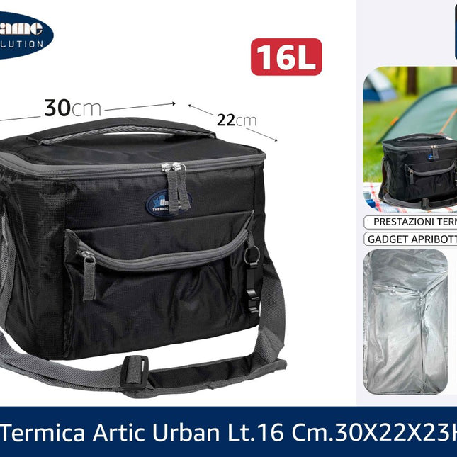 BORSA TERMICA ARTIC URBAN LT.16 CM.30X22X23h NERA Uniflame