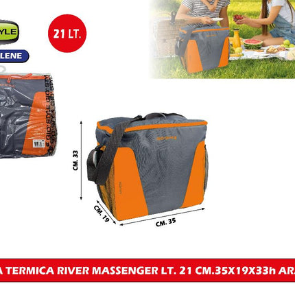 Giò Style Borsa Termica River Massenger Lt. 21 Cm.35X19X33H Giò Style