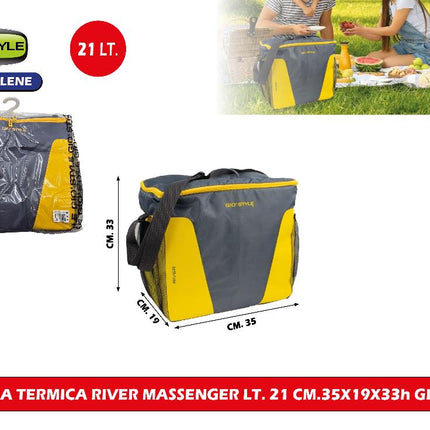 Giò Style Borsa Termica River Massenger Lt. 21 Cm.35X19X33H Giò Style