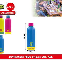 Giò Style Borraccia Fluo in Plastica da Lt.0,5 a Lt.0,75 in Vari Colori Assortiti - Tutto Tutto Meno Meno