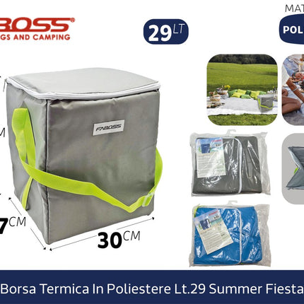 BORSA TERMICA IN POLIESTERE LT.29 SUMMER FIESTA Faboss