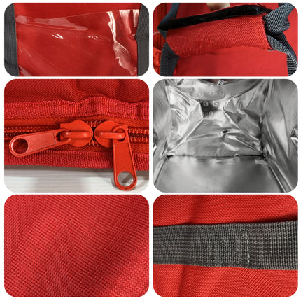 Borsa Termica 43L Portapizza Professionale Trasporto Sicuro