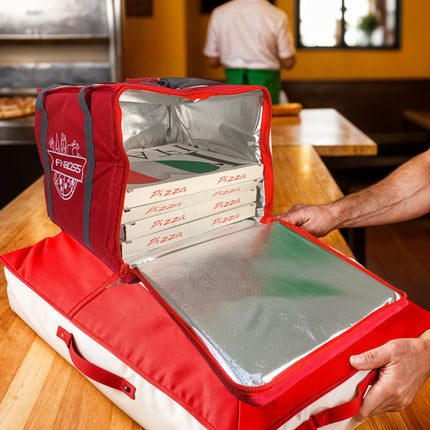 Borsa Termica 43L Portapizza Professionale Trasporto Sicuro