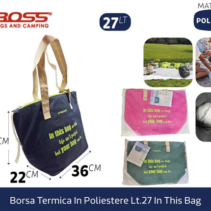 BORSA TERMICA IN POLIESTERE LT.27 IN THIS BAG Faboss