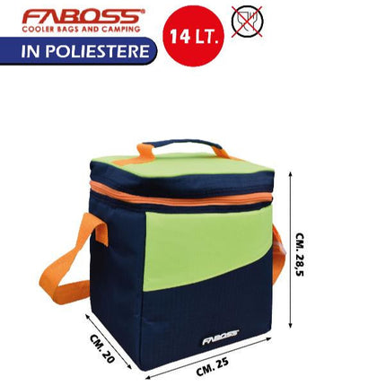 Zaino e Borsa Termica Urban in Poliestere con Capacità Variabile da Lt.14 a Lt.24 Borsa Termica 14 Lt Faboss