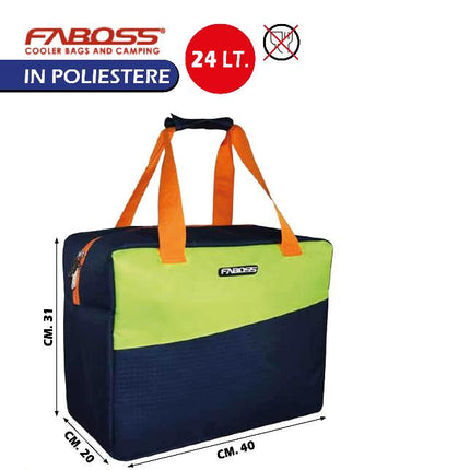 Zaino e Borsa Termica Urban in Poliestere con Capacità Variabile da Lt.14 a Lt.24 Faboss