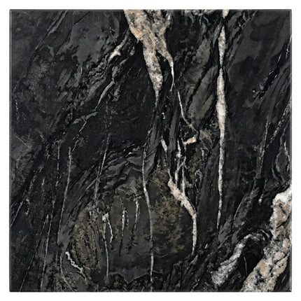 BASE TAVOLO CM.40X40 FERRO + PIANO HPL 80X80 / 70x70 cm, VARIE COLORAZIONI Nero Venato Marmo Casalinghi Sicignano