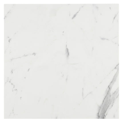 BASE TAVOLO CM.40X40 FERRO + PIANO HPL 80X80 / 70x70 cm, VARIE COLORAZIONI Bianco Venato Grigio Casalinghi Sicignano