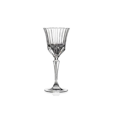 Rcr Cristalleria Italiana S.P.A. Linea Adagio | Calici Da Acqua E Vino In Vetro Bicchieri Moderni Set 6 Biccheri Di Cristallo Da 8 Cl RCR Cristallerie