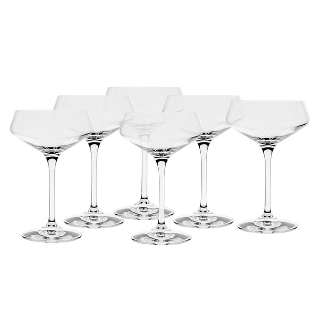 Rcr Calice Vino In Cristallo Da 33Cl Aria Champagne Set 6Pz - Splendente Elegante Per Vino, Champagne, Ristorante