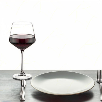 Rcr Calice Vino In Cristallo Da 72Cl Aria Burgundy Set 6Pz - Splendente Elegante Per Vino, Champagne, Ristorante RCR Cristallerie