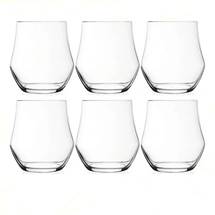 Rcr Bicchiere Acqua In Cristallo Luxion Ego Tumbler Da 39Cl Set 6Pz - Splendente Elegante Moderno Per Acqua, Bevande, Da Ristorante