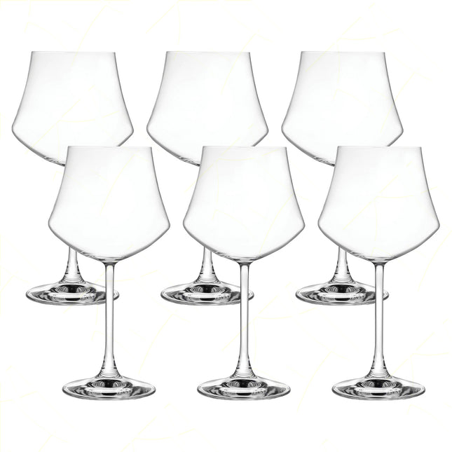 Rcr Calice Vino In Cristallo Da 33Cl Ego Set 6Pz - Splendente Elegante Per Vino, Champagne, Ristorante RCR Cristallerie