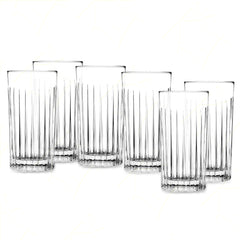 Rcr Bicchiere Acqua In Cristallo Timeless Tumbler Da 44Cl Set 6Pz - Splendente Elegante Per Acqua, Aperitivi, Da Ristorante, Casa RCR Cristallerie